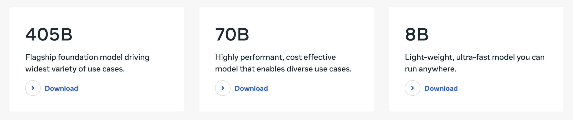 Meta Llama 3.1 Models