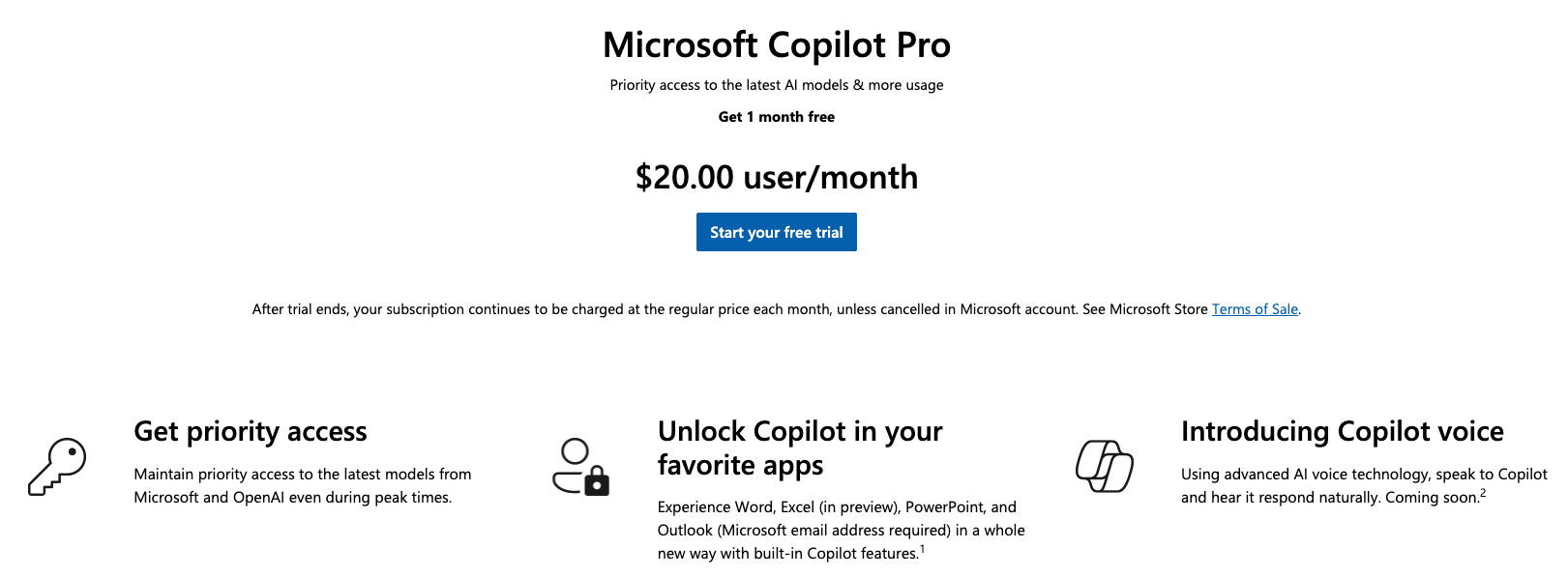 Microsoft Copilot Pro
