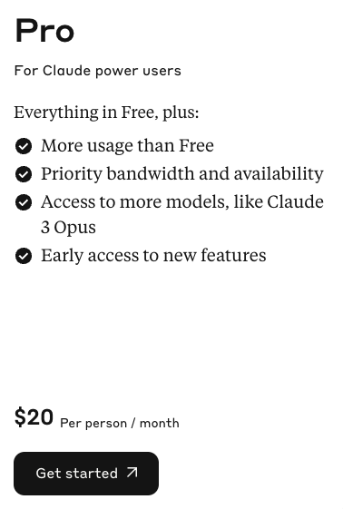 Claude Pro Pricing