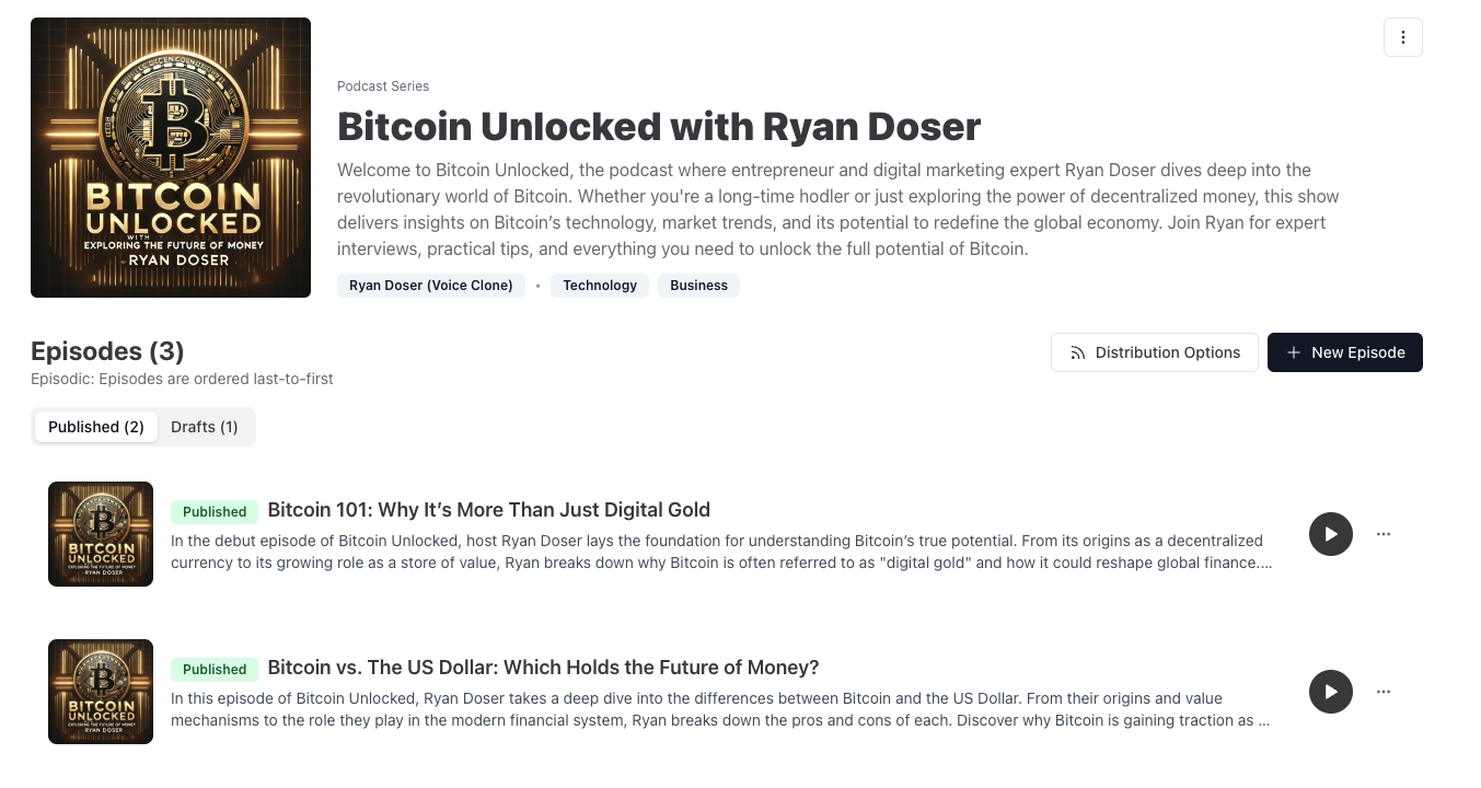 Creating my AI Podcast using Jellypod