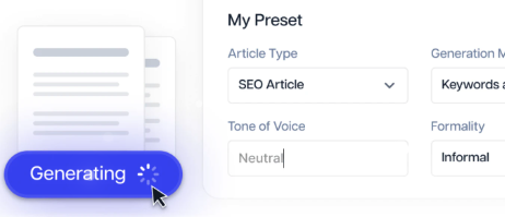 SEO Article Generation