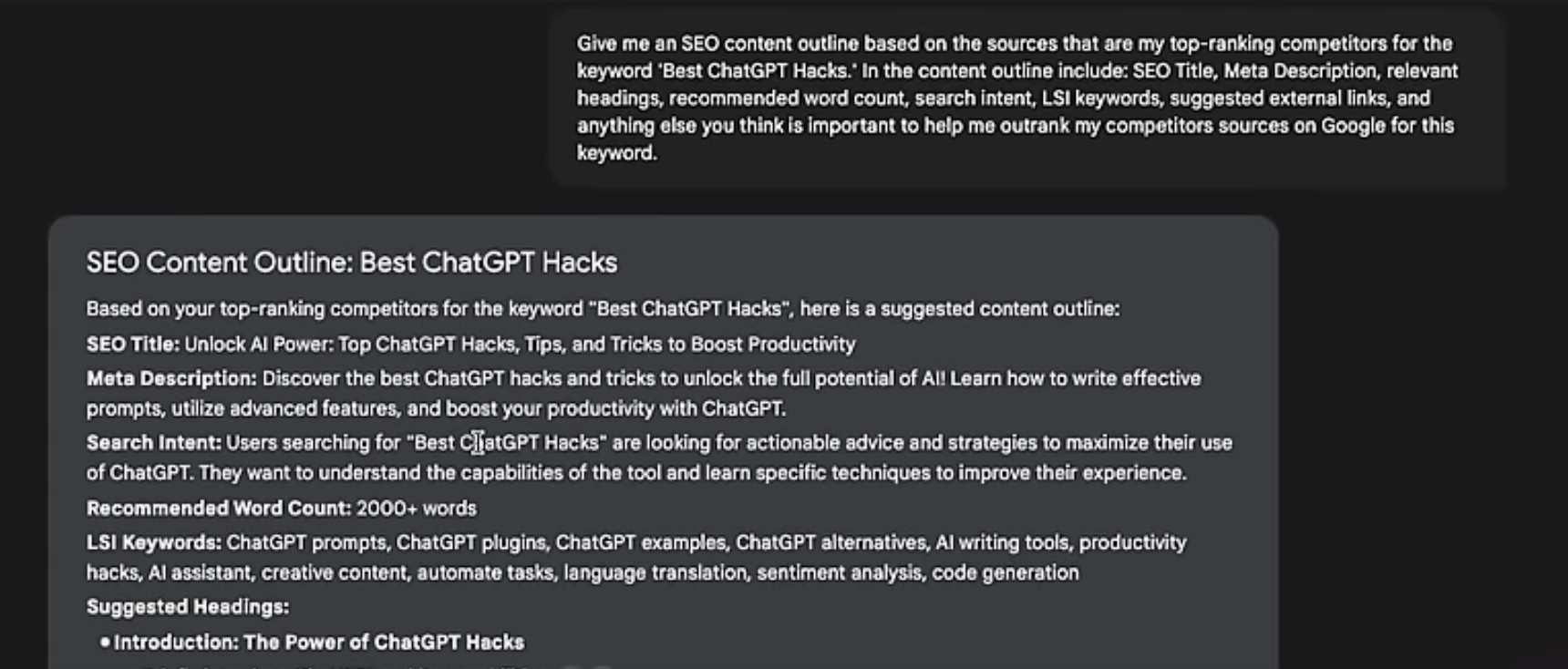 Creating SEO Content Outlines
