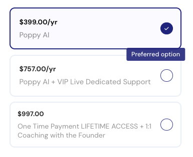Poppy AI Pricing