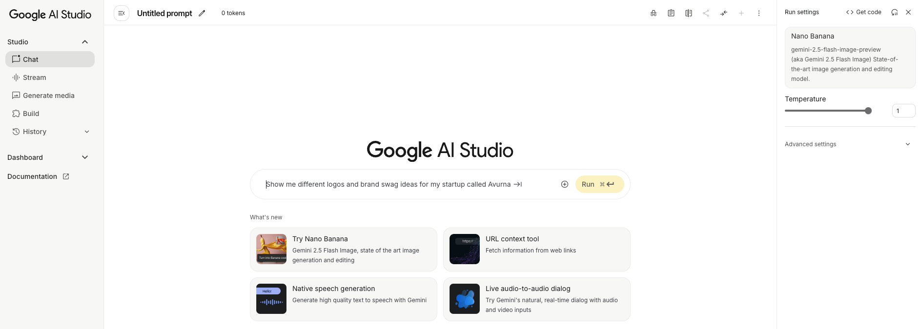 Google AI Studio